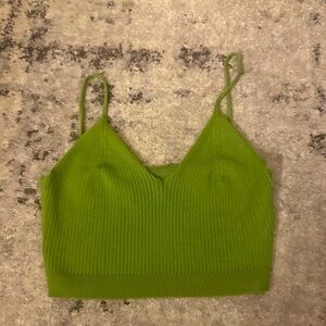 shein green tank top